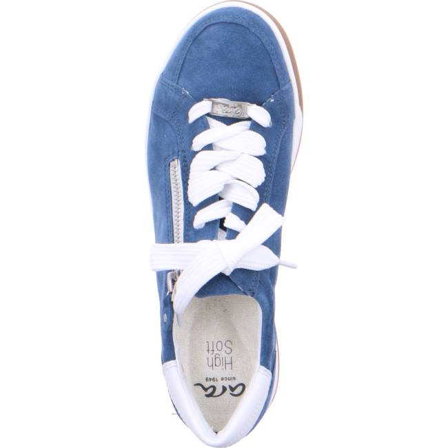 Ara Shoes Lace-ups Rom Capri Women's Trainers Blue | ARA379QAX