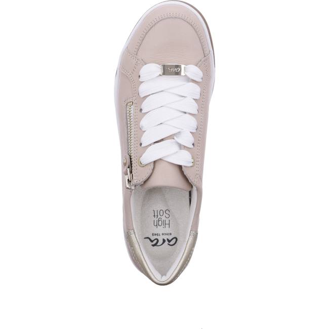 Ara Shoes Lace-ups Rom Nude Women's Trainers Beige | ARA891QNX