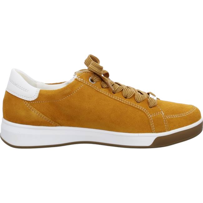 Ara Shoes Lace-ups Rom Ochre Women's Trainers Brown | ARA803SUA