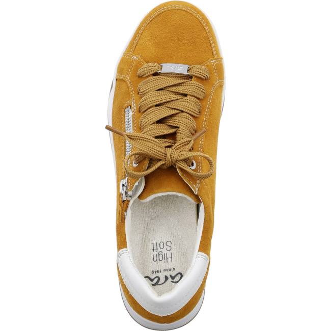 Ara Shoes Lace-ups Rom Ochre Women's Trainers Brown | ARA803SUA