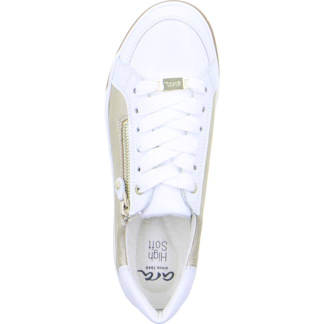 Ara Shoes Lace-ups Rom Platinum Women's Trainers White | ARA784OFX