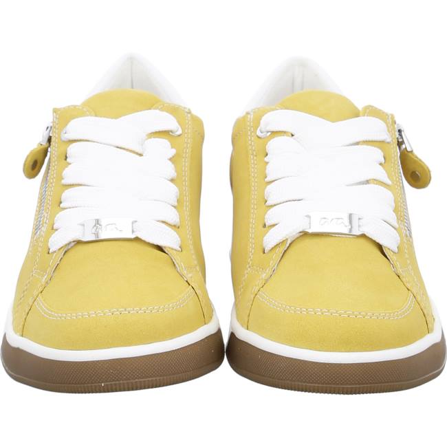 Ara Shoes Lace-ups Rom Sole Women's Trainers Yellow | ARA362PSB