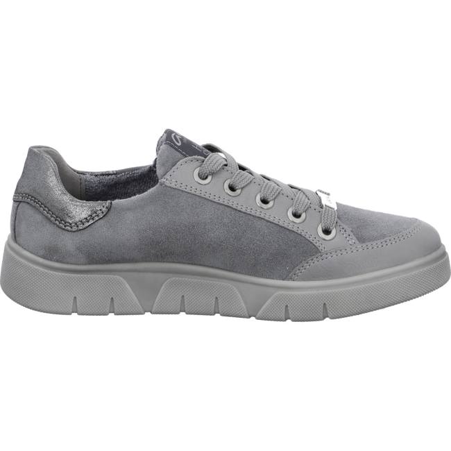 Ara Shoes Lace-ups Rom-sport Oyster Women's Trainers Grey | ARA396KUS