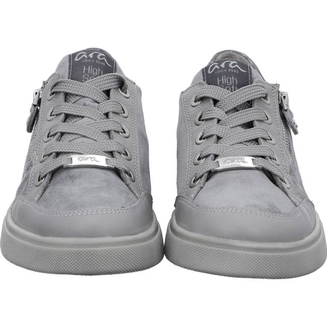 Ara Shoes Lace-ups Rom-sport Oyster Women's Trainers Grey | ARA396KUS