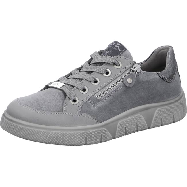 Ara Shoes Lace-ups Rom-sport Oyster Women\'s Trainers Grey | ARA396KUS