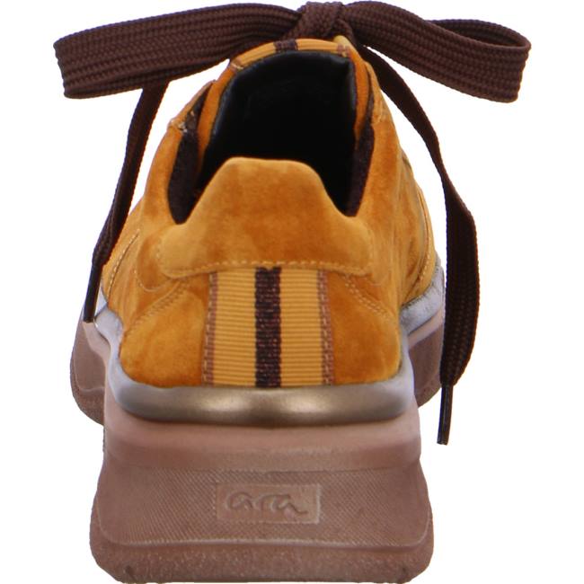 Ara Shoes Lace-ups Roma Women's Trainers Yellow | ARA967EDP