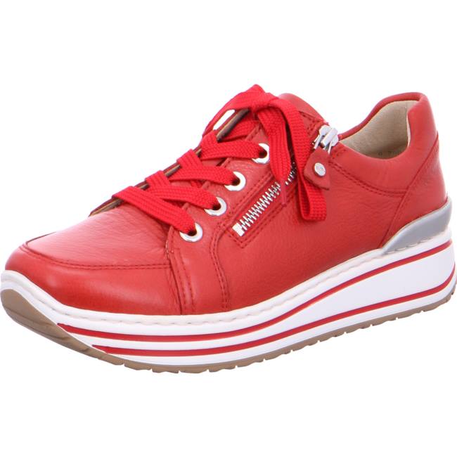 Ara Shoes Lace-ups Sapporo Flame Women\'s Trainers Red | ARA975VUC