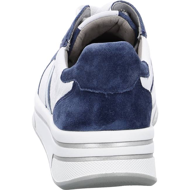 Ara Shoes Lace-ups Sapporo Indigo Women's Trainers White | ARA189ZFW