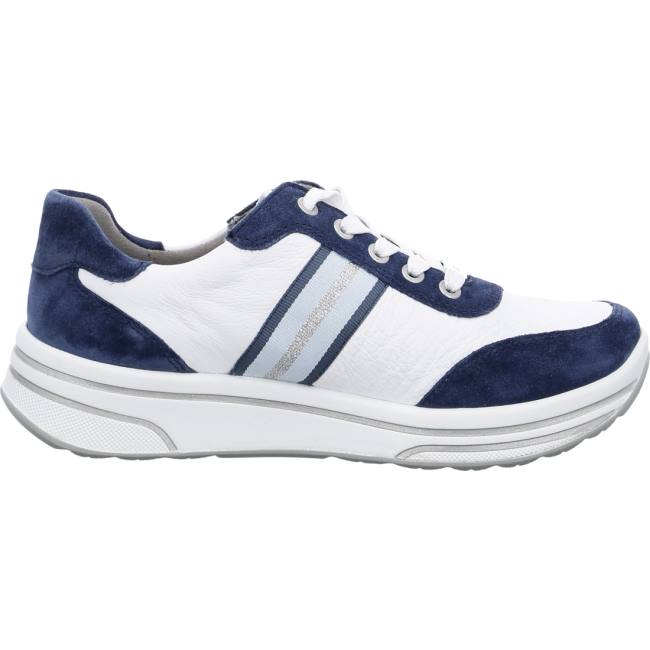 Ara Shoes Lace-ups Sapporo Indigo Women's Trainers White | ARA189ZFW