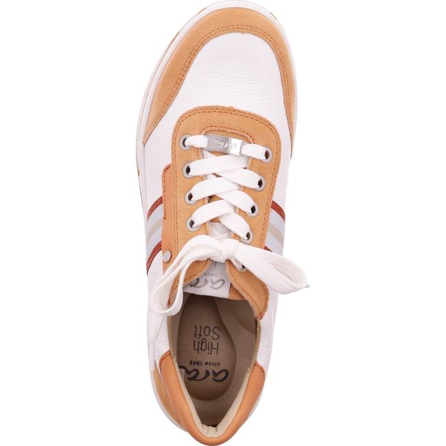 Ara Shoes Lace-ups Sapporo Peach Women's Trainers White | ARA726JQA