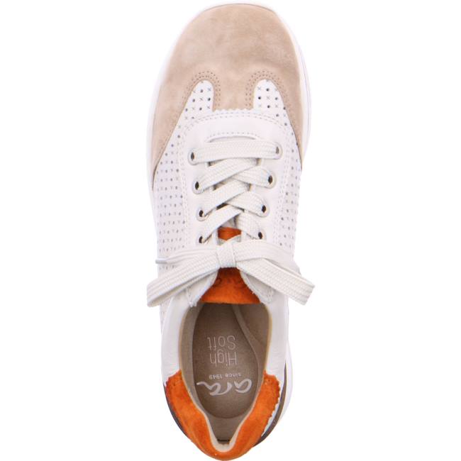 Ara Shoes Lace-ups Sapporo Sand Cloud Women's Trainers Beige | ARA048OQW