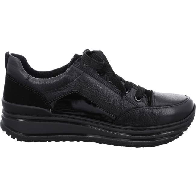 Ara Shoes Lace-ups Sapporo Women's Trainers Black | ARA123MWC