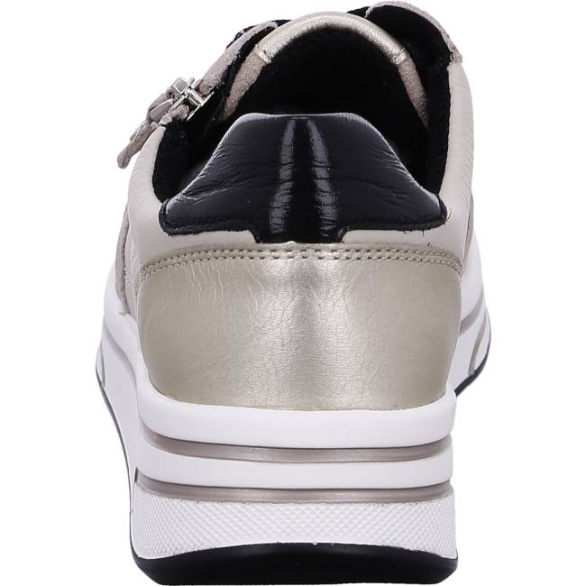 Ara Shoes Lace-ups Sapporo Women's Trainers Beige | ARA583XYU