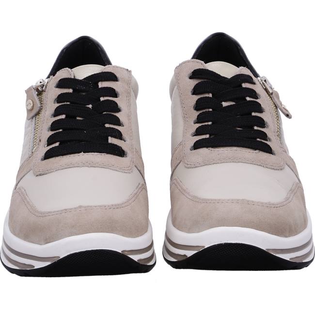 Ara Shoes Lace-ups Sapporo Women's Trainers Beige | ARA583XYU