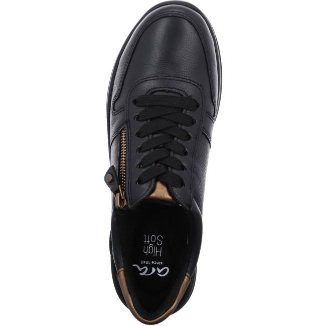 Ara Shoes Lace-ups Sapporo Women's Trainers Black | ARA589CRB