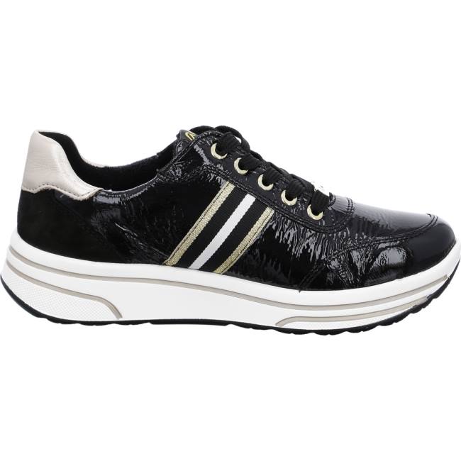 Ara Shoes Lace-ups Sapporo Women's Trainers Black | ARA805EZV