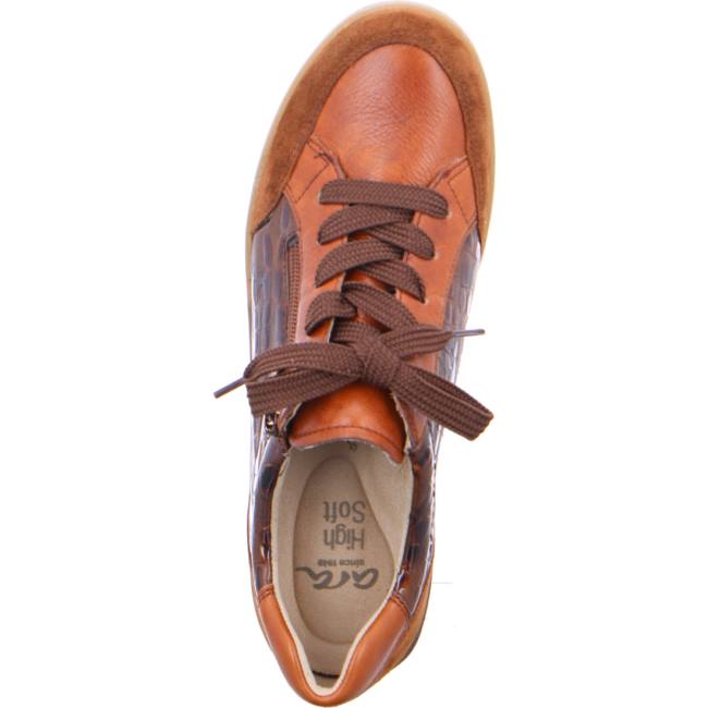 Ara Shoes Lazio Women's Trainers Brown | ARA457TKW