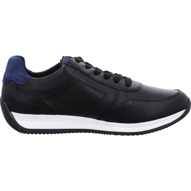 Ara Shoes Lisboa Men's Trainers Black | ARA429UXT