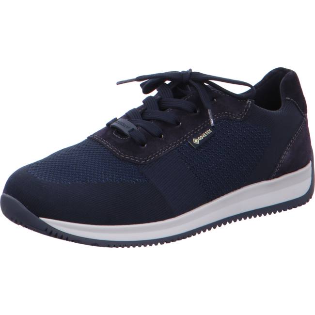 Ara Shoes Lisboa Men\'s Trainers Blue | ARA876VWN