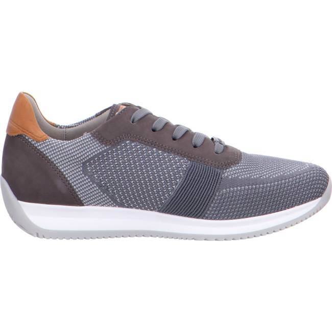 Ara Shoes Lisboa Men's Trainers Grey | ARA456SRQ