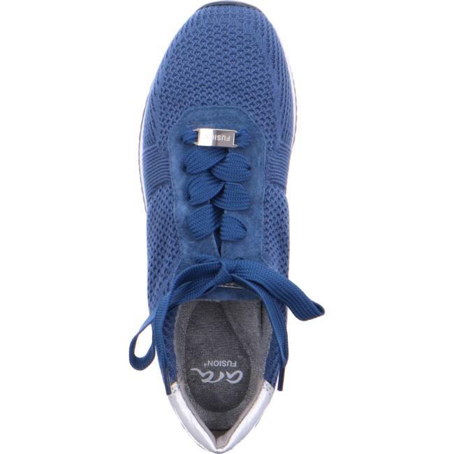 Ara Shoes Lissabon Capri Silver Women's Trainers Blue | ARA240IAK