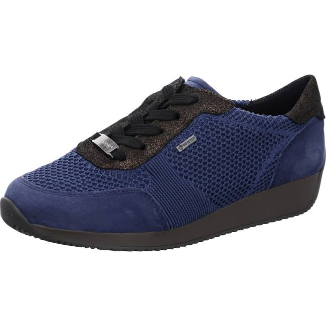 Ara Shoes Lissabon Indigo Women\'s Trainers Blue | ARA614WGA