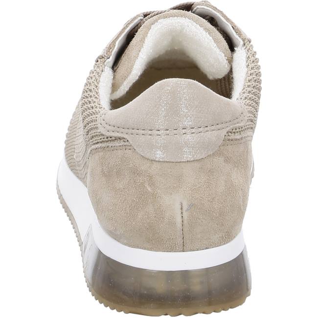 Ara Shoes Lissabon Sand Women's Trainers Brown | ARA483MZK