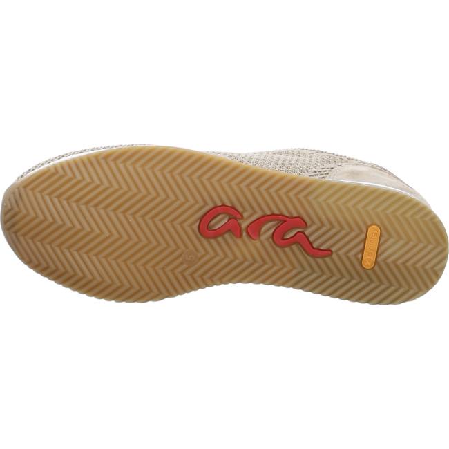 Ara Shoes Lissabon Sand Women's Trainers Brown | ARA483MZK