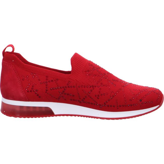 Ara Shoes Lissabon Women's Loafers Red | ARA357VQK