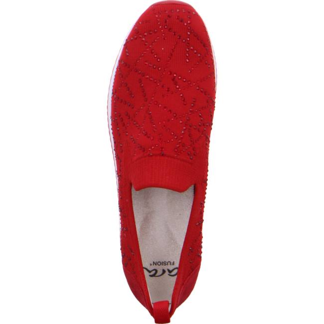 Ara Shoes Lissabon Women's Loafers Red | ARA357VQK