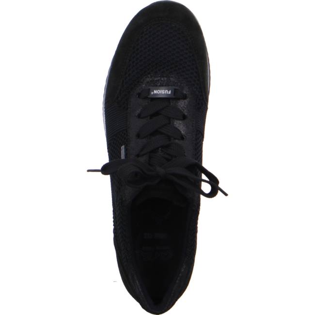 Ara Shoes Lissabon Women's Trainers Black | ARA837JKE