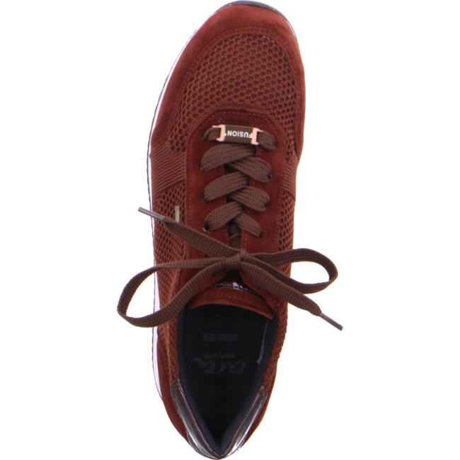 Ara Shoes Lissabon Women's Trainers Brown | ARA297UIB