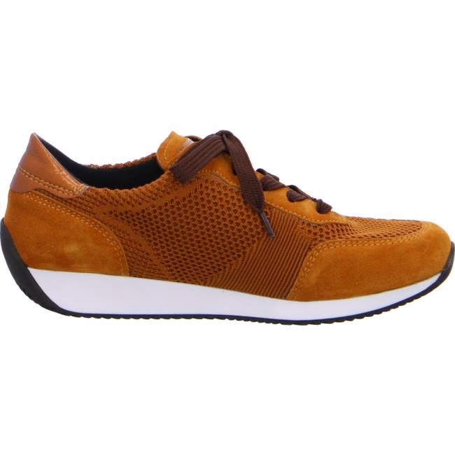 Ara Shoes Lissabon Women's Trainers Yellow | ARA439EOZ