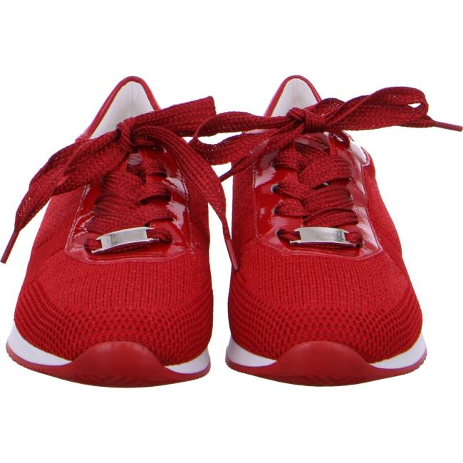 Ara Shoes Lissabon-metallic Women's Trainers Red | ARA694WEV