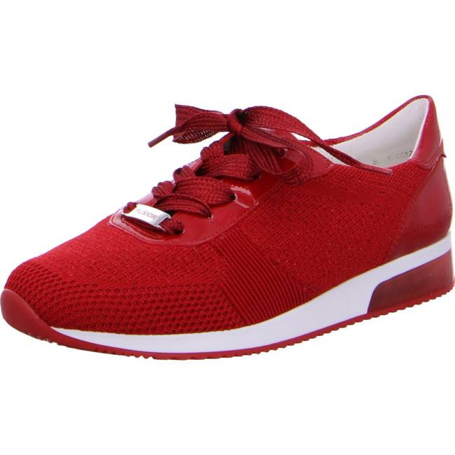 Ara Shoes Lissabon-metallic Women\'s Trainers Red | ARA694WEV