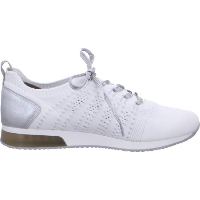 Ara Shoes Lissabon-silver Women's Trainers White | ARA390KCE