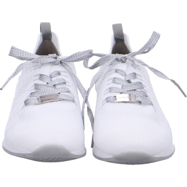 Ara Shoes Lissabon-silver Women's Trainers White | ARA390KCE