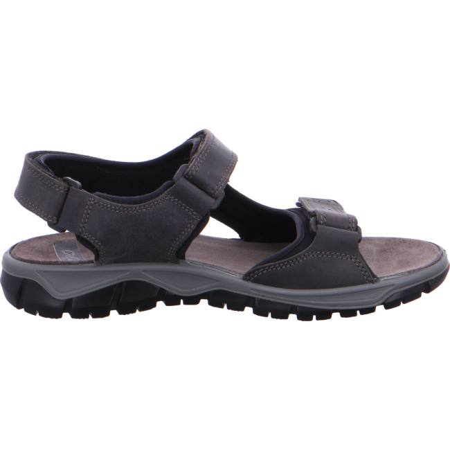 Ara Shoes Lucca Grigio Men's Sandals Grey | ARA093PUZ