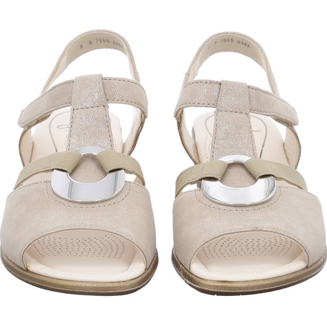 Ara Shoes Lugano Sand Women's Sandals Brown | ARA624MQC