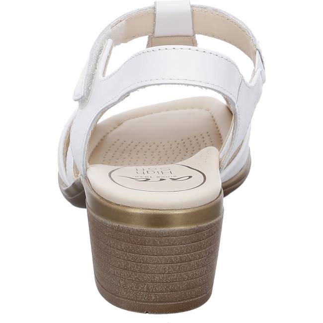 Ara Shoes Lugano Women's Sandals White | ARA742SDV