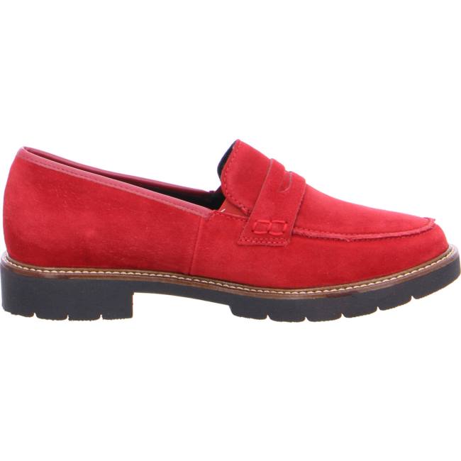 Ara Shoes Manchester Women's Loafers Red | ARA354ZOM