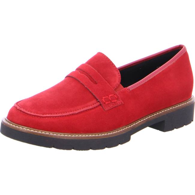 Ara Shoes Manchester Women\'s Loafers Red | ARA354ZOM