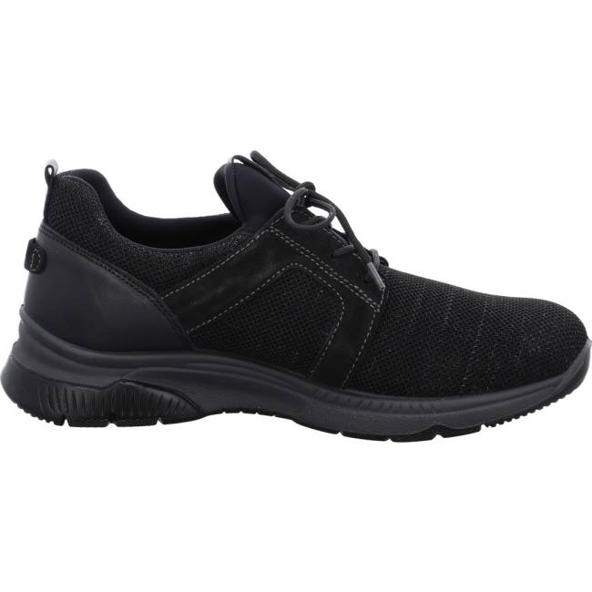 Ara Shoes Marco Nero Men's Trainers Black | ARA175WTQ