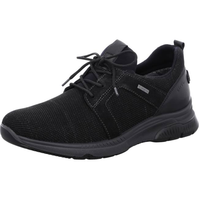 Ara Shoes Marco Nero Men\'s Trainers Black | ARA175WTQ