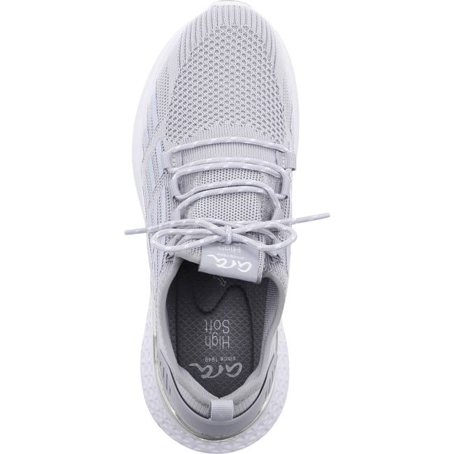 Ara Shoes Maya Pebble Silver Women's Trainers Grey | ARA591BDW