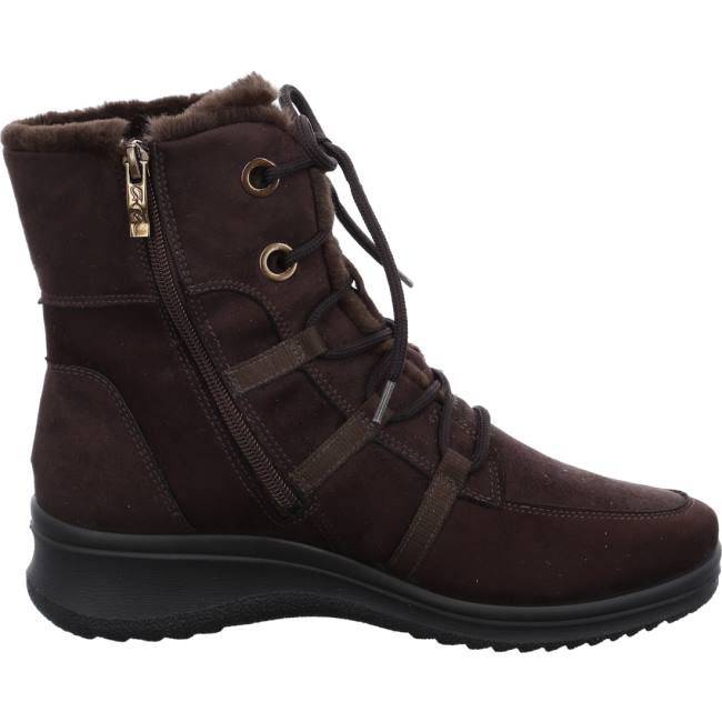 Ara Shoes München Moro Women's Boots Brown | ARA231XLT