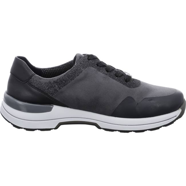 Ara Shoes Nblack/Crow Women's Trainers Grey | ARA938UZA