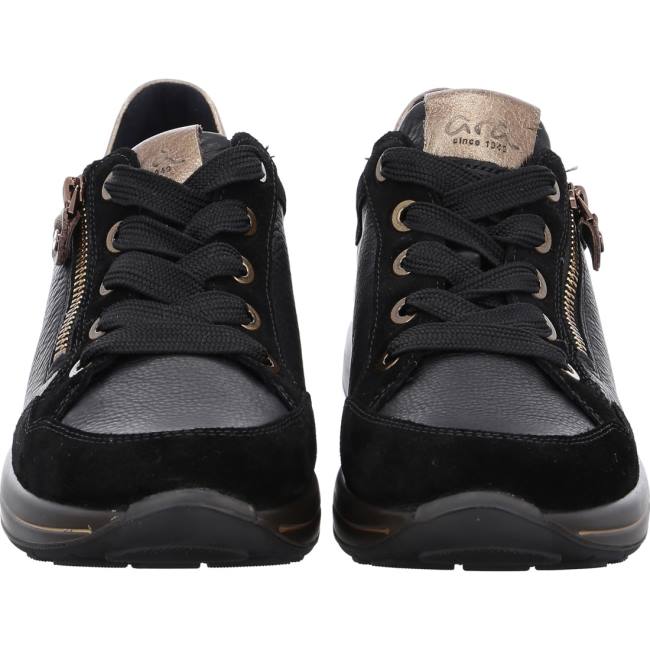 Ara Shoes Nblack Moro Women's Trainers Black | ARA531BDZ