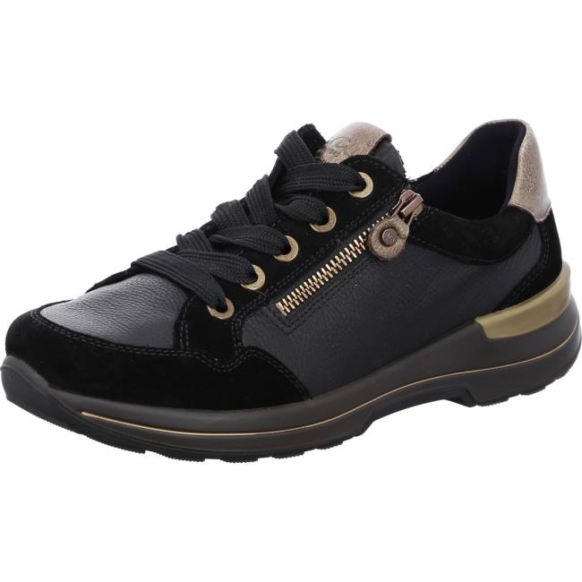 Ara Shoes Nblack Moro Women\'s Trainers Black | ARA531BDZ