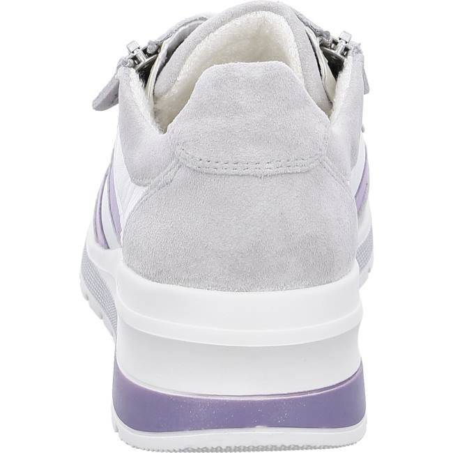 Ara Shoes Neapel Pebble, Lavender, Women's Trainers Grey | ARA732PZQ